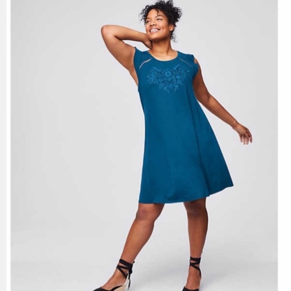 Loft plus swing dress size 20/22 - Picture 1 of 6